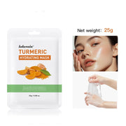 Mosecare Turmeric Hydrating Facial Mask – Moisturizing & Brightening Skincare Sheet Mask