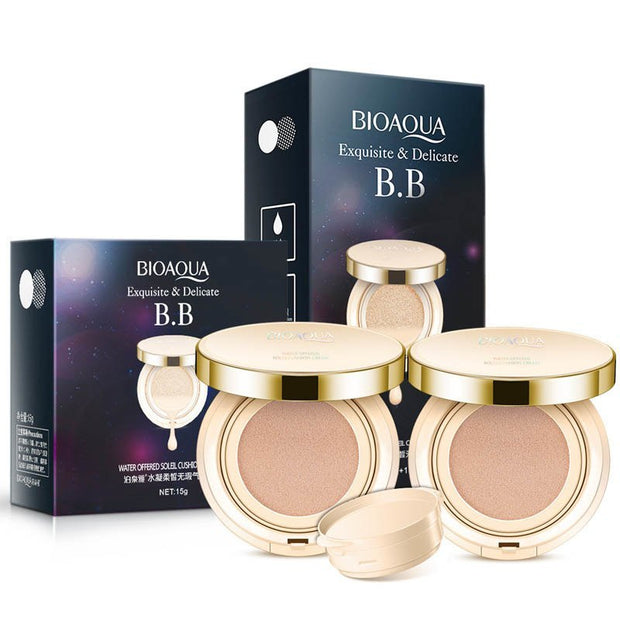 Mosecare Bioaqua Air Cushion BB Cream – 3-Color Moisturizing Foundation & Concealer for Flawless Skin