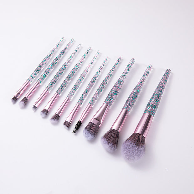 Mosecare 7-Piece Beauty Tools Makeup Brush Set – Eye, Blush & Face Brushes with Colorful Handles