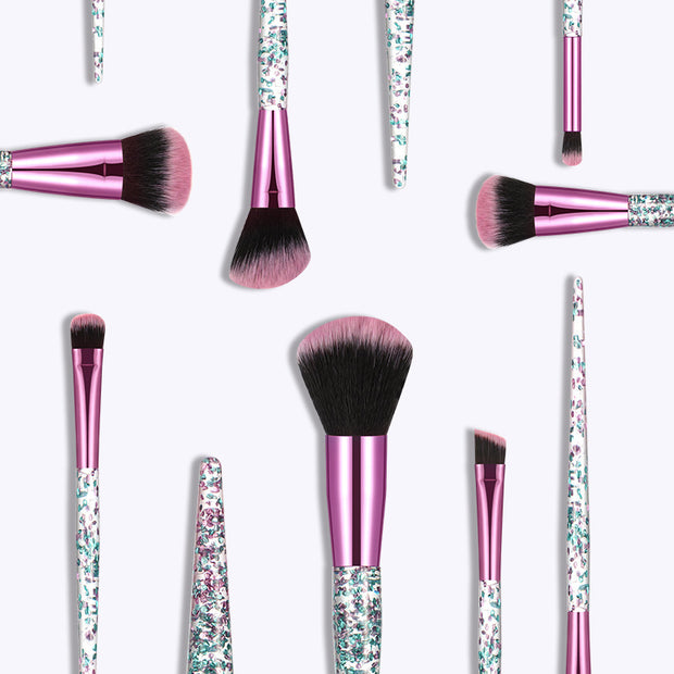 Mosecare 7-Piece Beauty Tools Makeup Brush Set – Eye, Blush & Face Brushes with Colorful Handles
