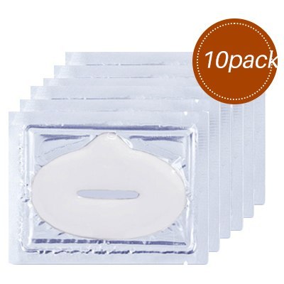 Mosecare Golden Collagen Lip Mask Set – Hydrating Anti-Aging Lip Patches (10pcs)