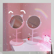 Mosecare Folding Desktop Makeup Mirror – Portable Vanity Mirror for Student Dormitory & Beauty