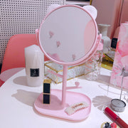 Mosecare Folding Desktop Makeup Mirror – Portable Vanity Mirror for Student Dormitory & Beauty