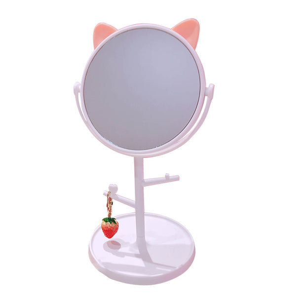 Mosecare Folding Desktop Makeup Mirror – Portable Vanity Mirror for Student Dormitory & Beauty