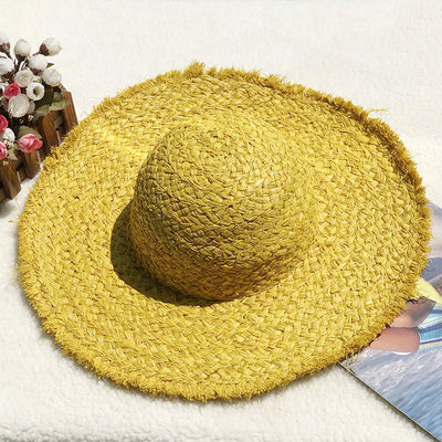 Mosecare Natural Lafite Sun Protection Hat – Large Brim Straw Hat for Women