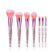 Mosecare 7-Piece Beauty Tools Makeup Brush Set – Eye, Blush & Face Brushes with Colorful Handles