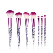 Mosecare 7-Piece Beauty Tools Makeup Brush Set – Eye, Blush & Face Brushes with Colorful Handles