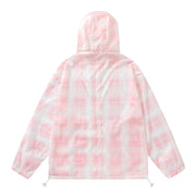 Mosecare Gradient Plaid Lightweight Sun Protection Clothing