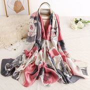 Mosecare Lightweight and Smooth Sun Protection Scarf – Simulated Silk Elegant Wrap