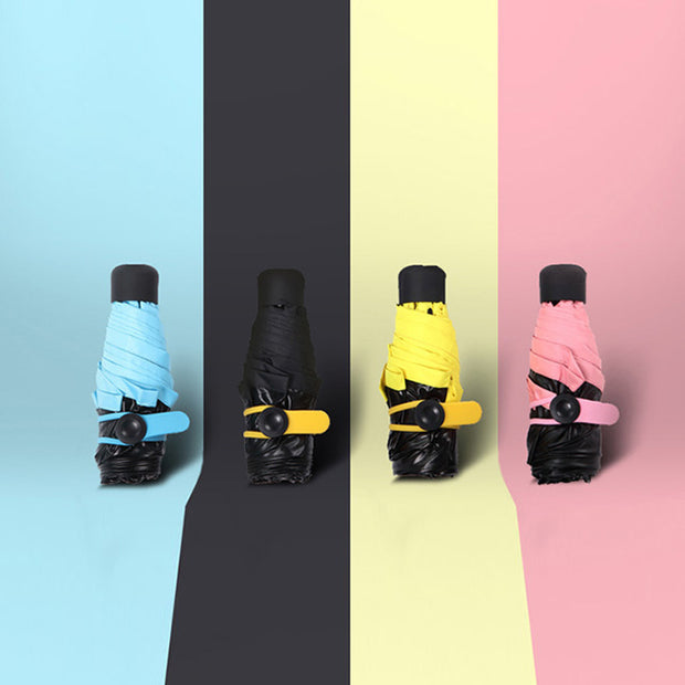 Mosecare Light Pocket UV Protection Sun Umbrella – Compact Five-Fold Anti-UV Umbrella