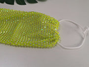 Mosecare Rhinestone Decorative Face Mask – Stylish Hanging-Ear Sparkling Mask for Women