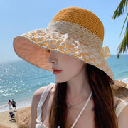 Mosecare Summer Seaside Vacation Sun Protection Foldable Sun Hat – Korean Style UV Hat