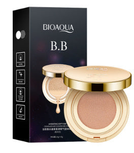 Mosecare Bioaqua Air Cushion BB Cream – 3-Color Moisturizing Foundation & Concealer for Flawless Skin