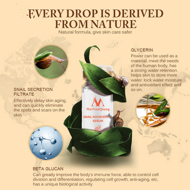 Mosecare Snail & Hyaluronic Acid Serum – Whitening, Moisturizing & Spot Repair Essence (12ml)