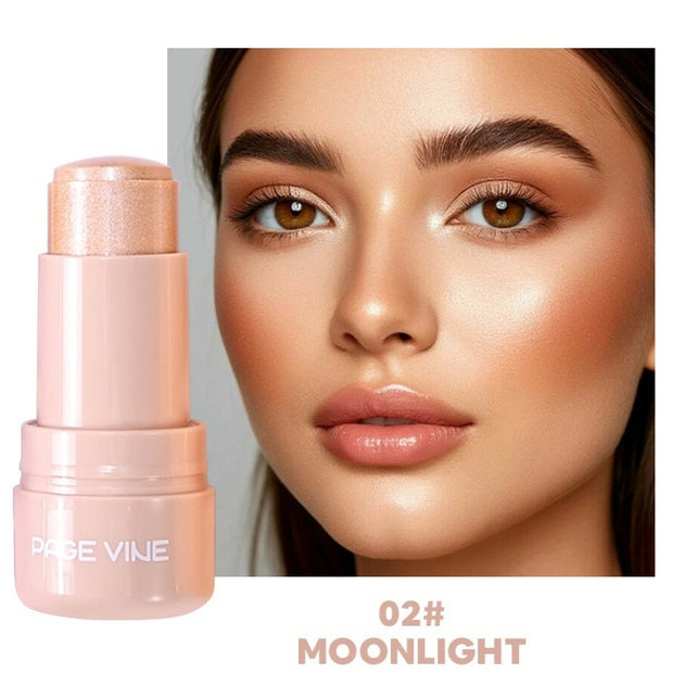 Mosecare Makeup VINE Pocket Highlighter & Contour Stick – Brighten & Define Universal Beauty Stick
