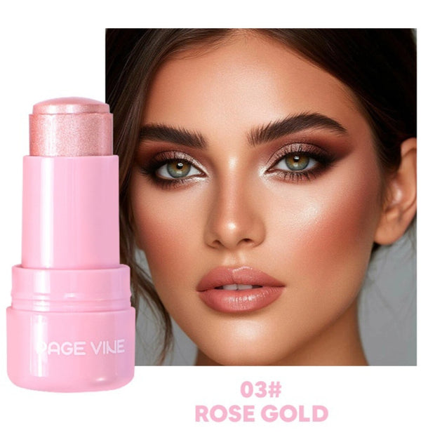 Mosecare Makeup VINE Pocket Highlighter & Contour Stick – Brighten & Define Universal Beauty Stick