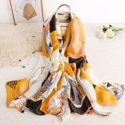 Mosecare Lightweight and Smooth Sun Protection Scarf – Simulated Silk Elegant Wrap