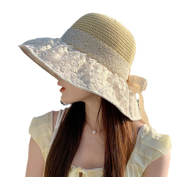Mosecare Summer Seaside Vacation Sun Protection Foldable Sun Hat – Korean Style UV Hat